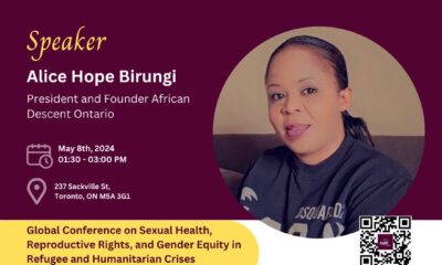 Canada : Alice Hope Birungi To Lecture At Global Conference on Sexual Health