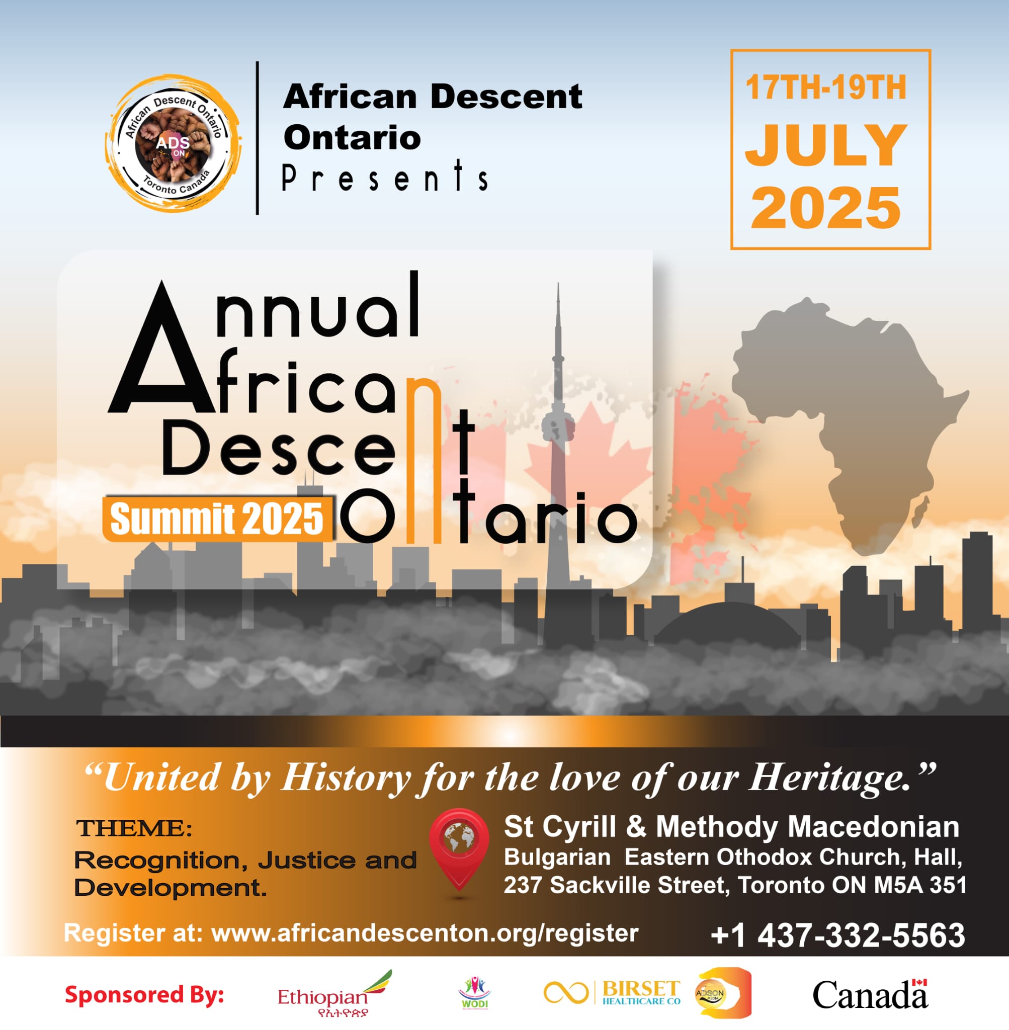 African Descent Summit 2025: Uniting for Recognition, Justice & Development in Toronto