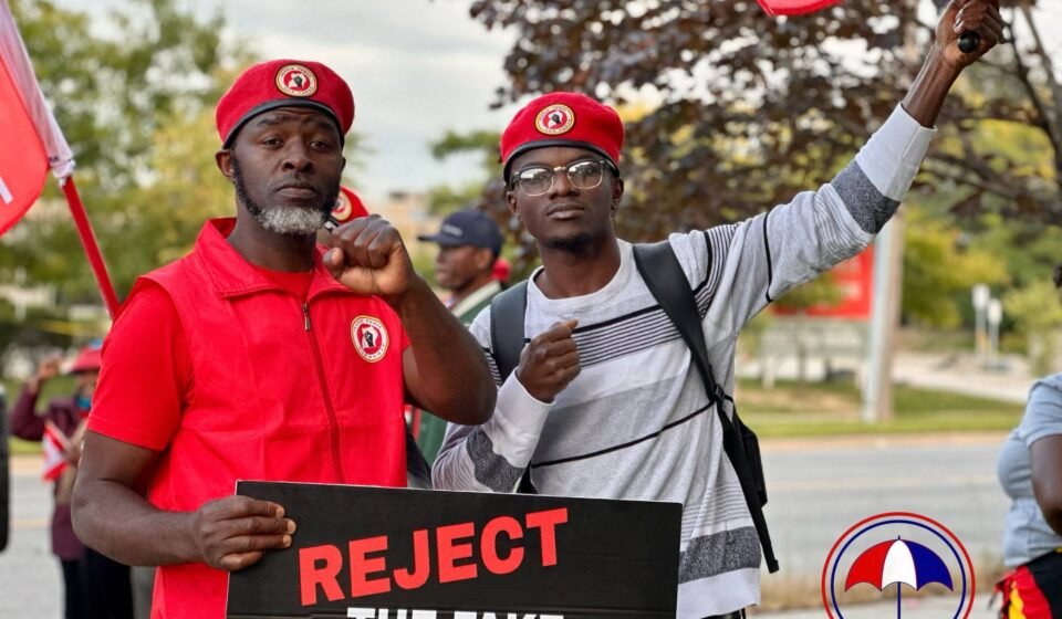 Canada: NUP Protests, Demands Embassy Fund Audit and Release of Political Prisoners